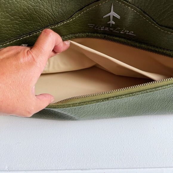Flite-Line Vintage Retro Green Flight Attendant Bag - Picture 10 of 16